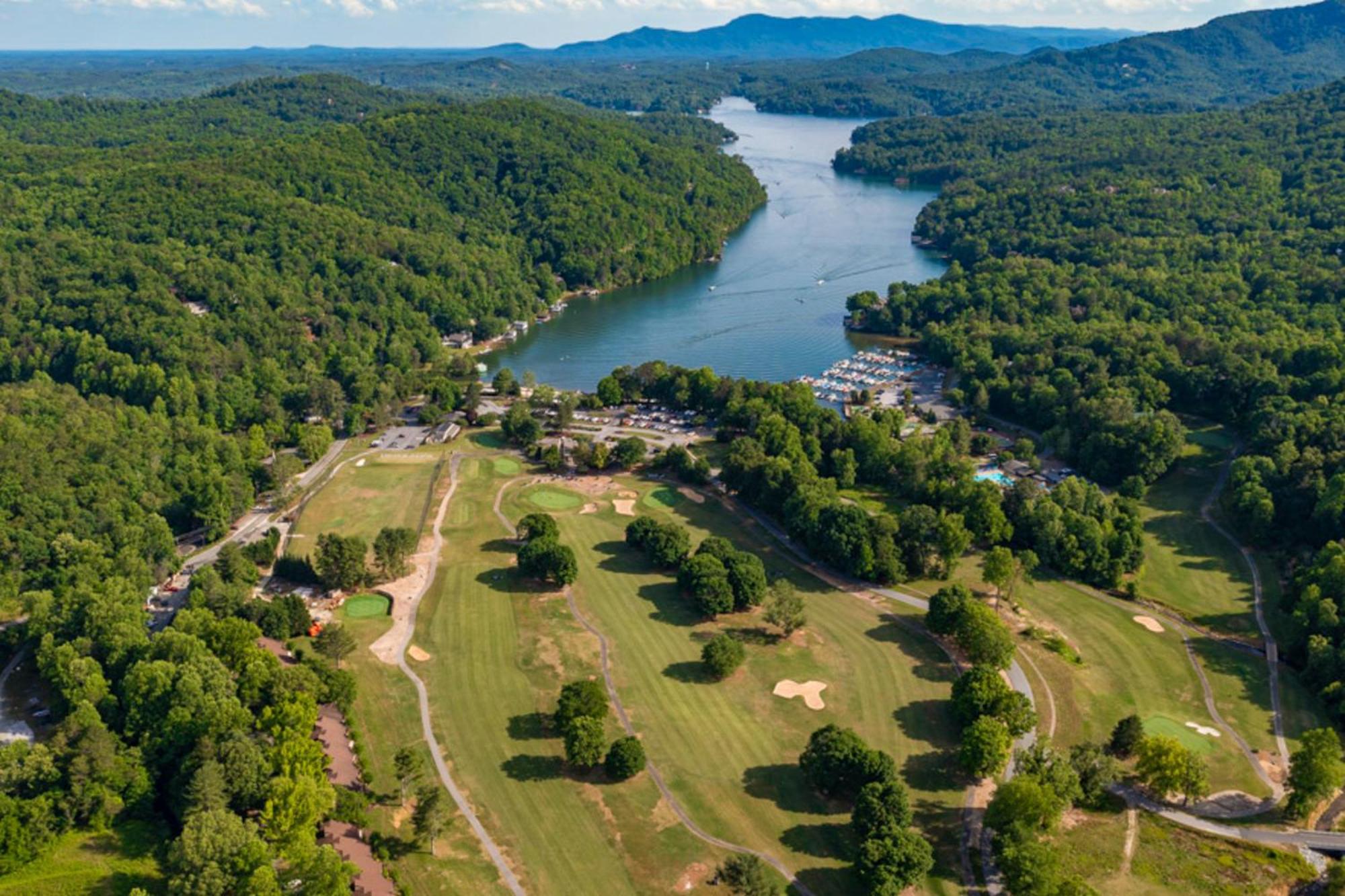 Rumbling Bald Resort Unit 2004 Lake Lure Bagian luar foto